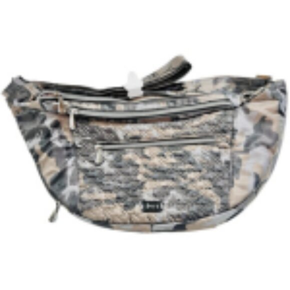 Lug Boomerang Sling Crossbody Bag Fanny-Pack Convertible Camo Brown Travel NWOT - Picture 1 of 11